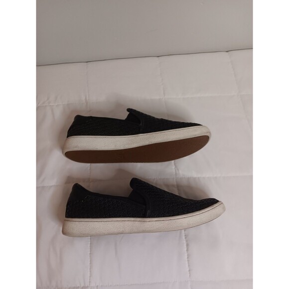 Ugg Cas Glitter Trainer Slip On Sneaker Shoe Sz 8.5 Star Sparkle Black - Picture 5 of 8